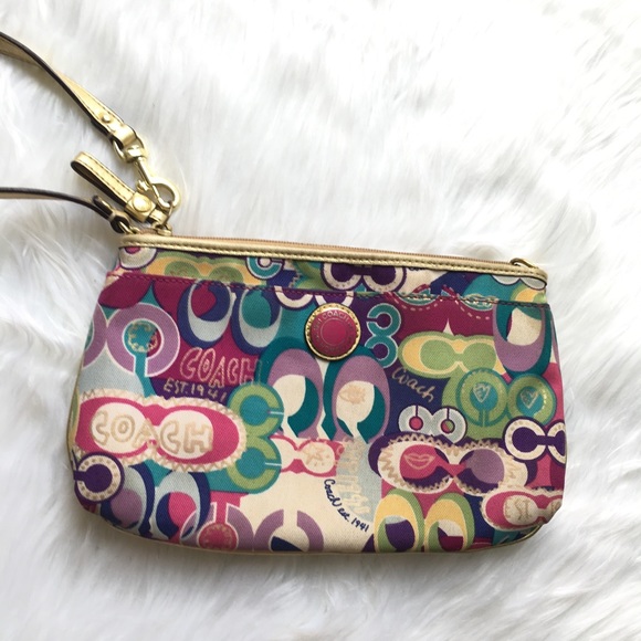 Coach Handbags - Coach large wristlet w/credit card slots
